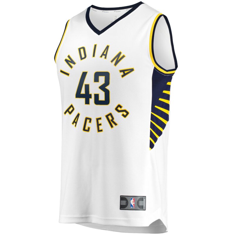 Pascal Siakam Indiana Pacers Fast Break Player Jersey - Association Edition - White - Image 2
