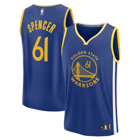 Pat Spencer Golden State Warriors Fast Break Player Jersey - Icon Edition - Royal