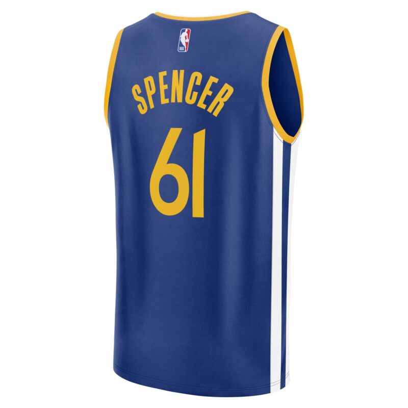 Pat Spencer Golden State Warriors Fast Break Player Jersey - Icon Edition - Royal - Image 3