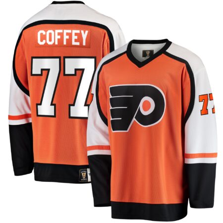 Paul Coffey Philadelphia Flyers Premier Breakaway Retired Player Jersey - Orange