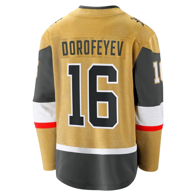 Pavel Dorofeyev Vegas Golden Knights Premier Breakaway Player Jersey - Gold - Image 3