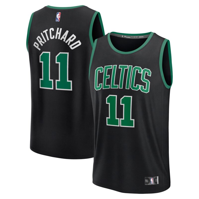 Payton Pritchard Boston Celtics Fast Break Player Jersey - Statement Edition - Black