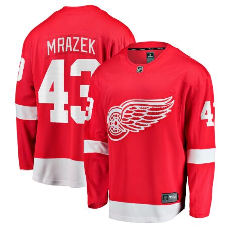 Petr Mrazek Detroit Red Wings Home Breakaway Jersey - Red