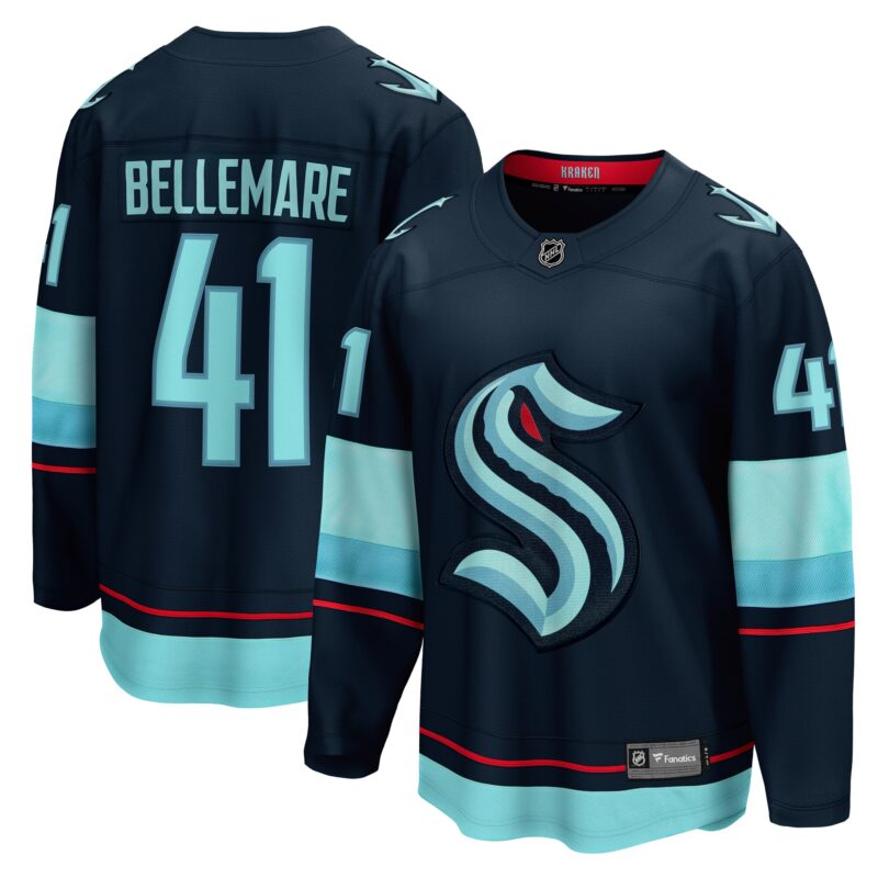 Pierre-Edouard Bellemare Seattle Kraken Home Breakaway Player Jersey - Deep Sea Blue