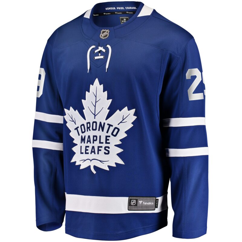 Pontus Holmberg Toronto Maple Leafs Home Premier Breakaway Player Jersey - Blue - Image 2
