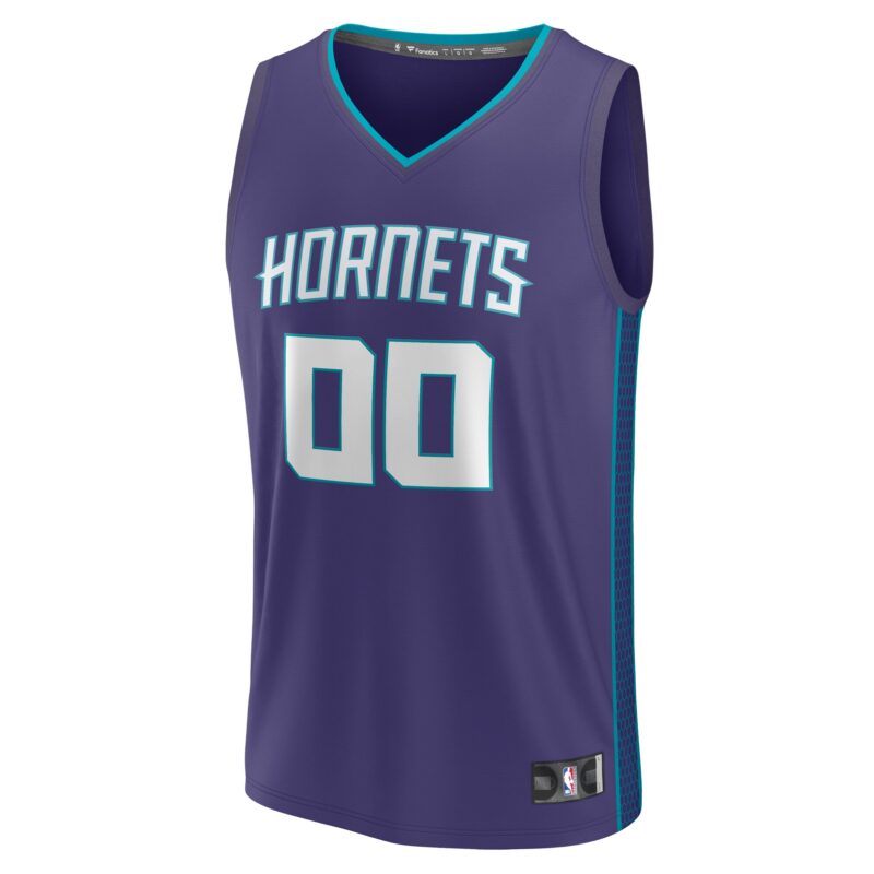 Charlotte Hornets Fast Break Custom Jersey - Purple - Statement Edition - Image 2