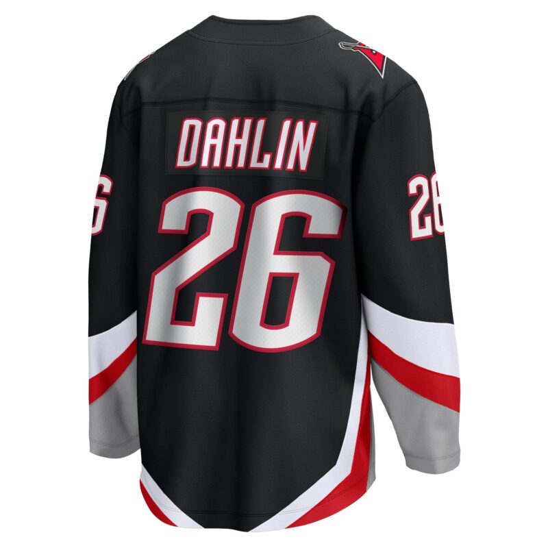 Rasmus Dahlin Buffalo Sabres Alternate Premier Breakaway Player Jersey - Black - Image 3