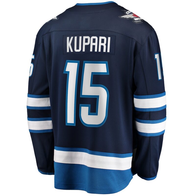 Rasmus Kupari Winnipeg Jets Home Premier Breakaway Player Jersey - Navy - Image 3
