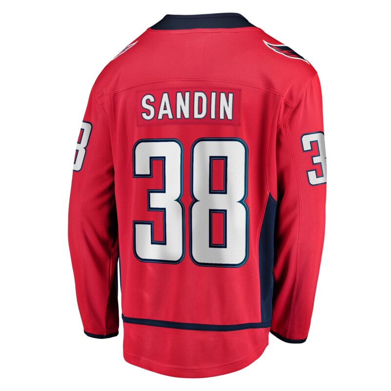Rasmus Sandin Washington Capitals Home Breakaway Jersey - Red - Image 3