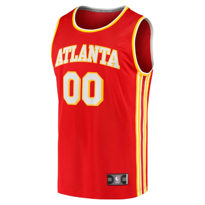 Atlanta Hawks Fast Break Custom Jersey - Icon Edition - Red - Image 2