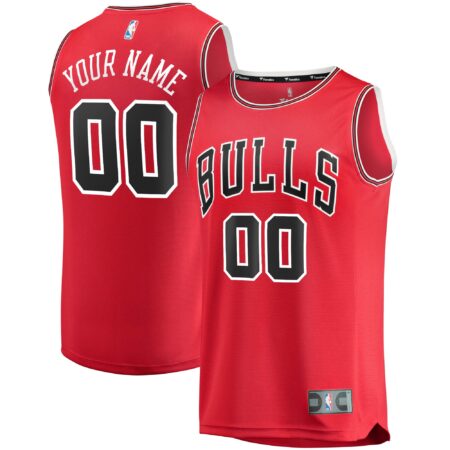 Chicago Bulls Fast Break Custom Jersey Red - Icon Edition