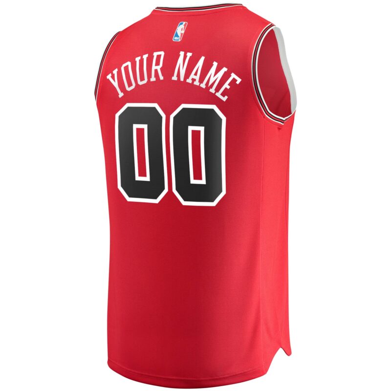 Chicago Bulls Fast Break Custom Jersey Red - Icon Edition - Image 3