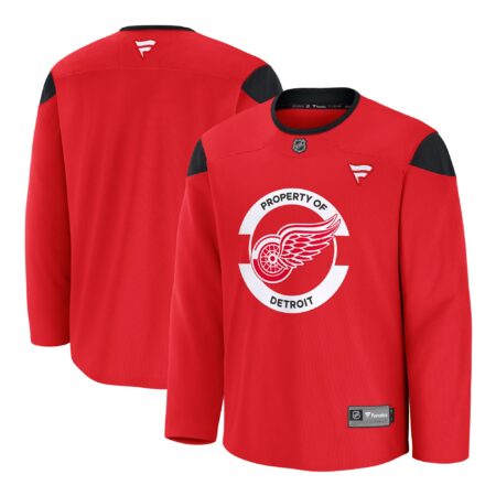 Detroit Red Wings Home Practice Jersey - Red