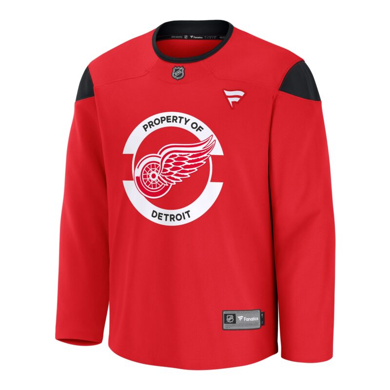 Detroit Red Wings Home Practice Jersey - Red - Image 2