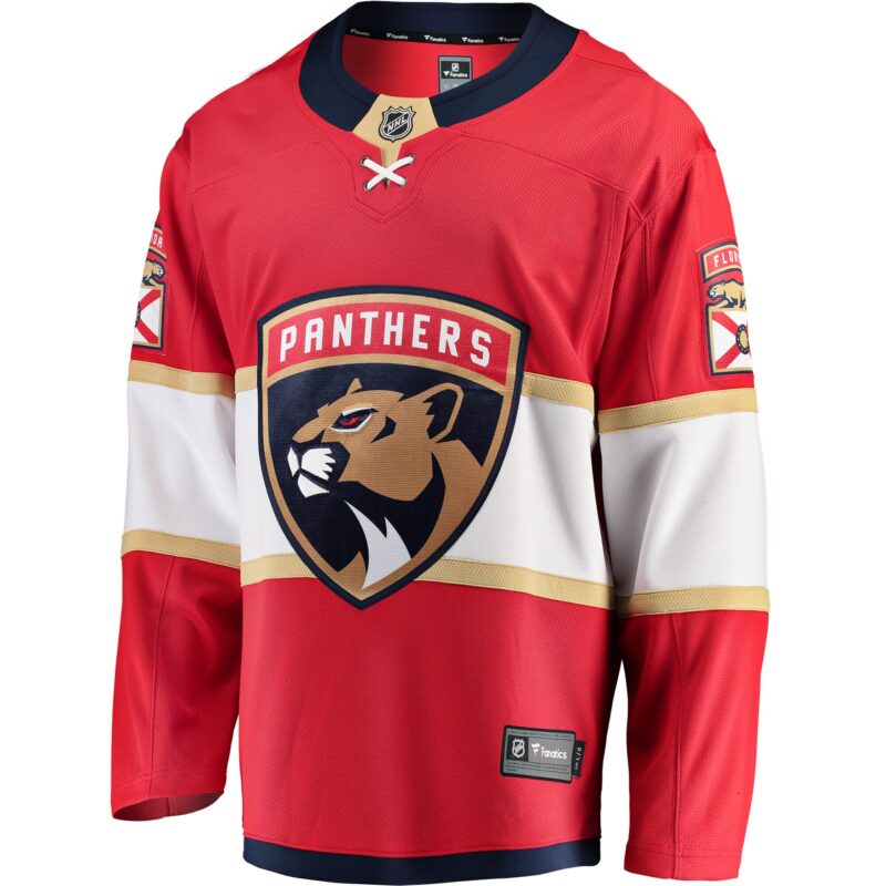Florida Panthers Breakaway Home Jersey - Red - Image 2
