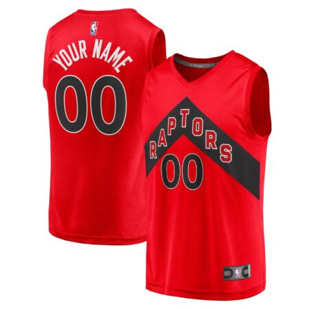 Toronto Raptors Fast Break Custom Jersey - Icon Edition - Red