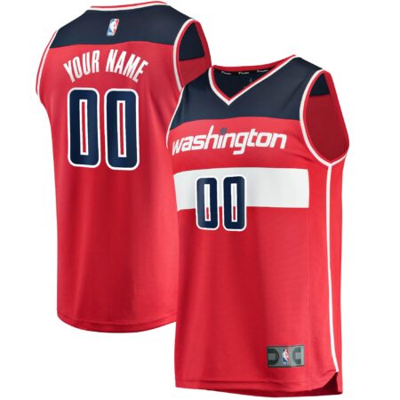 Washington Wizards Fast Break Custom Jersey Red - Icon Edition