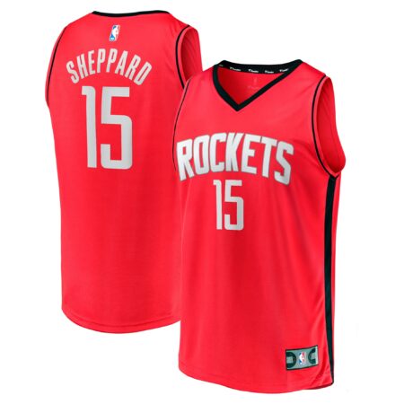 Reed Sheppard Houston Rockets 2024 Basketball Draft Fast Break Player Jersey - Icon Edition - Red