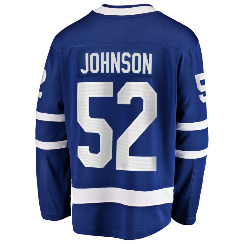 Reese Johnson Toronto Maple Leafs Home Breakaway Jersey - Blue - Image 3