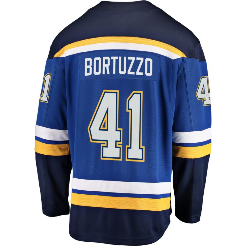 Robert Bortuzzo St. Louis Blues Breakaway Player Jersey - Blue - Image 3