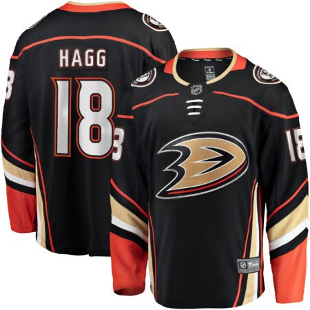 Robert Hagg Anaheim Ducks Home Breakaway Jersey - Black