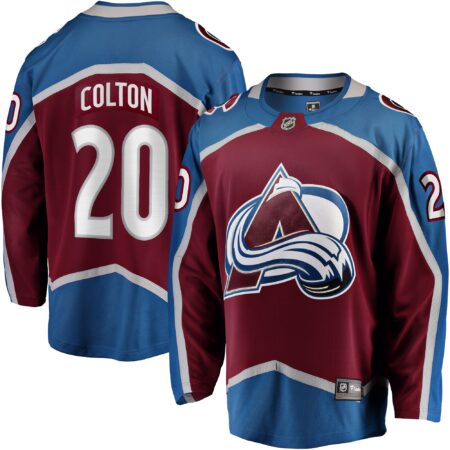 Ross Colton Colorado Avalanche Home Breakaway Jersey - Maroon