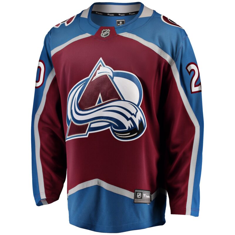 Ross Colton Colorado Avalanche Home Breakaway Jersey - Maroon - Image 2