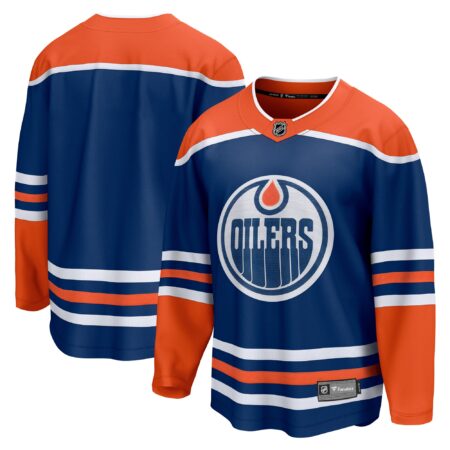 Edmonton Oilers Home Breakaway Blank Jersey - Royal