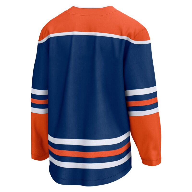 Edmonton Oilers Home Breakaway Blank Jersey - Royal - Image 3