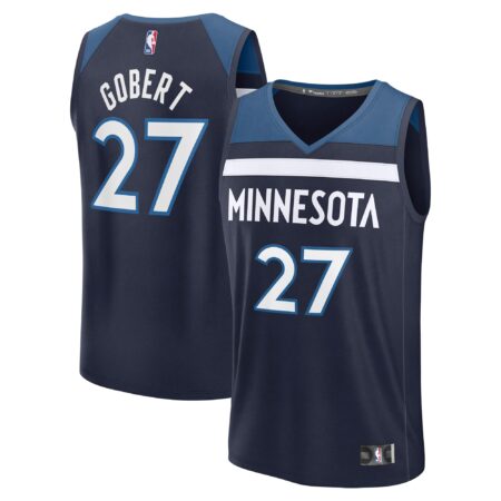 Rudy Gobert Minnesota Timberwolves Fast Break Player Jersey - Icon Edition - Navy