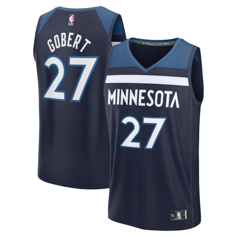 Rudy Gobert Minnesota Timberwolves Fast Break Player Jersey - Icon Edition - Navy