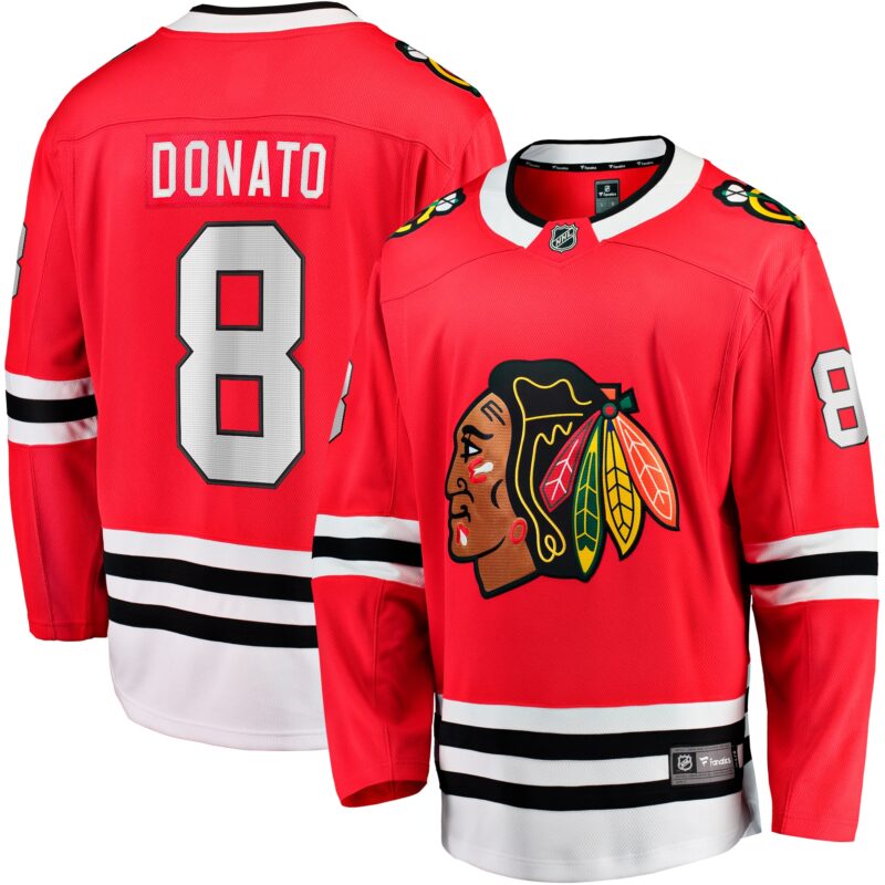 Ryan Donato Chicago Blackhawks Home Breakaway Jersey - Red