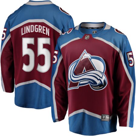 Ryan Lindgren Colorado Avalanche Home Breakaway Jersey - Burgundy