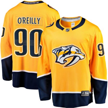 Ryan O'Reilly Nashville Predators Home Premier Breakaway Player Jersey - Gold