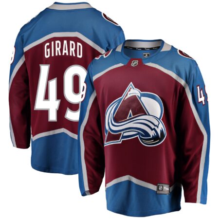 Samuel Girard Colorado Avalanche Breakaway Player Jersey - Burgundy