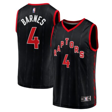 Scottie Barnes Toronto Raptors Fast Break Player Jersey - Statement Edition - Black