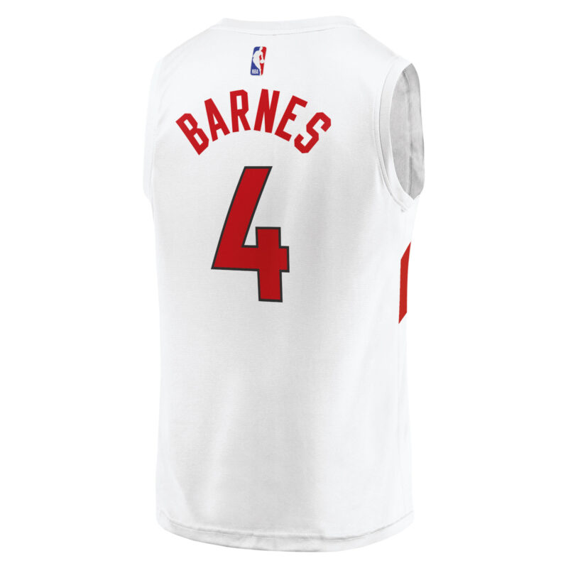 Scottie Barnes Toronto Raptors Fast Break Jersey - Association Edition - White - Image 3