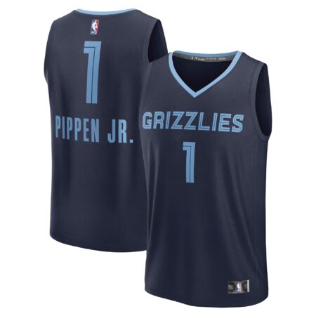 Scotty Pippen Jr. Memphis Grizzlies Fast Break Player Jersey - Icon Edition - Navy