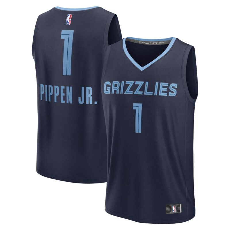 Scotty Pippen Jr. Memphis Grizzlies Fast Break Player Jersey - Icon Edition - Navy