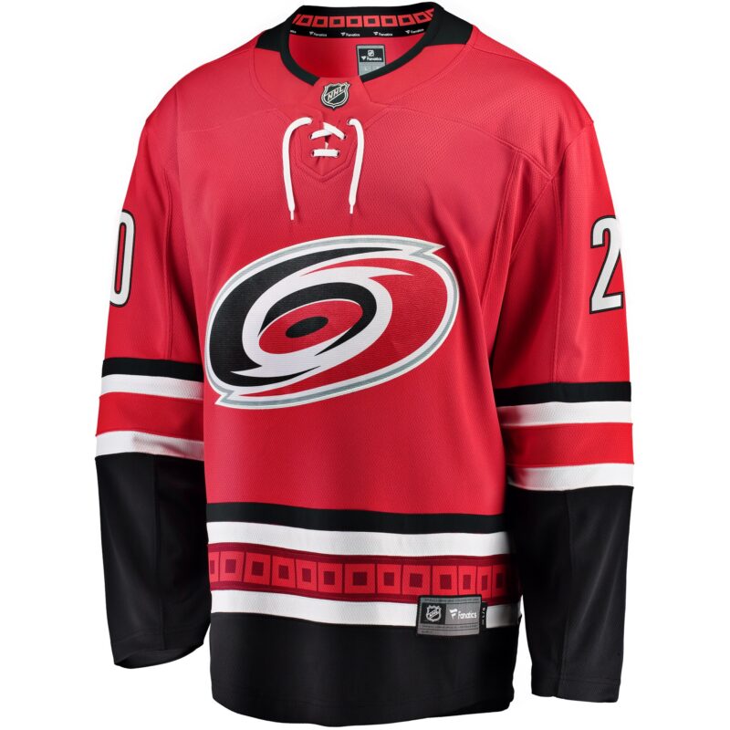 Sebastian Aho Carolina Hurricanes Alternate Breakaway Player Jersey - Red - Image 2