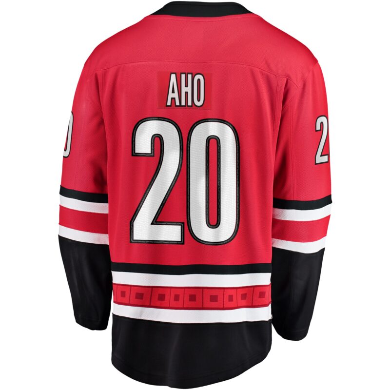 Sebastian Aho Carolina Hurricanes Alternate Breakaway Player Jersey - Red - Image 3