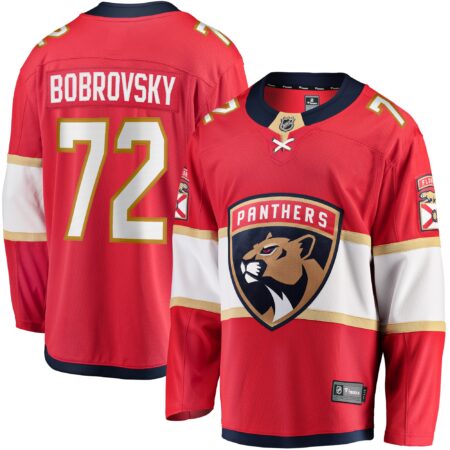 Sergei Bobrovsky Florida Panthers Breakaway Player Jersey - Red