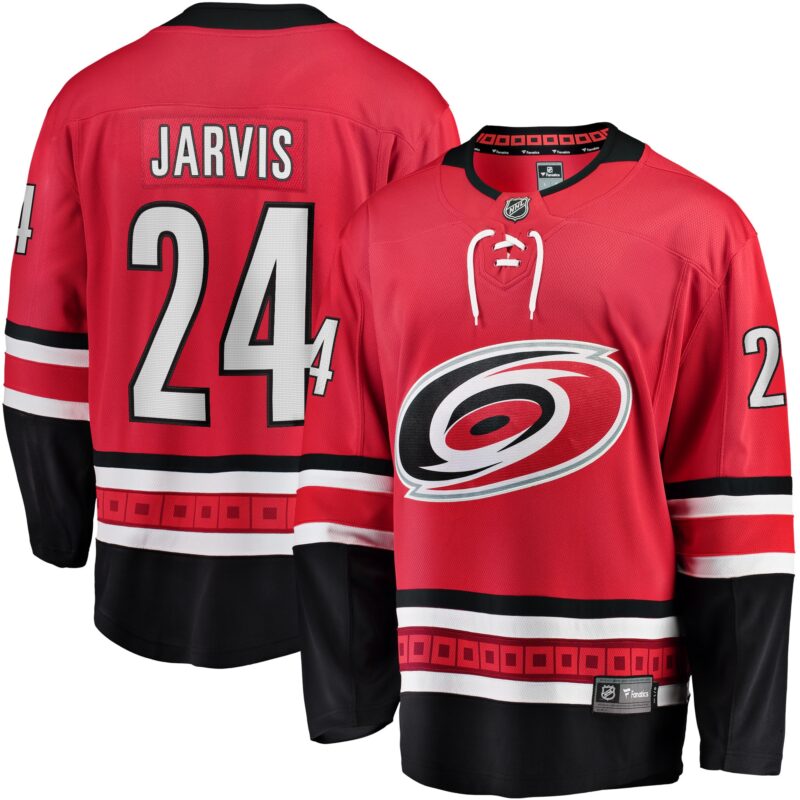 Seth Jarvis Carolina Hurricanes Alternate Breakaway Player Jersey - Red