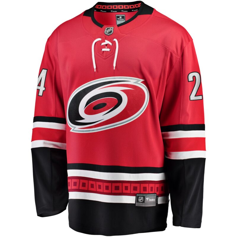 Seth Jarvis Carolina Hurricanes Alternate Breakaway Player Jersey - Red - Image 2
