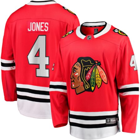 Seth Jones Chicago Blackhawks Home Breakaway Player Jersey - Red