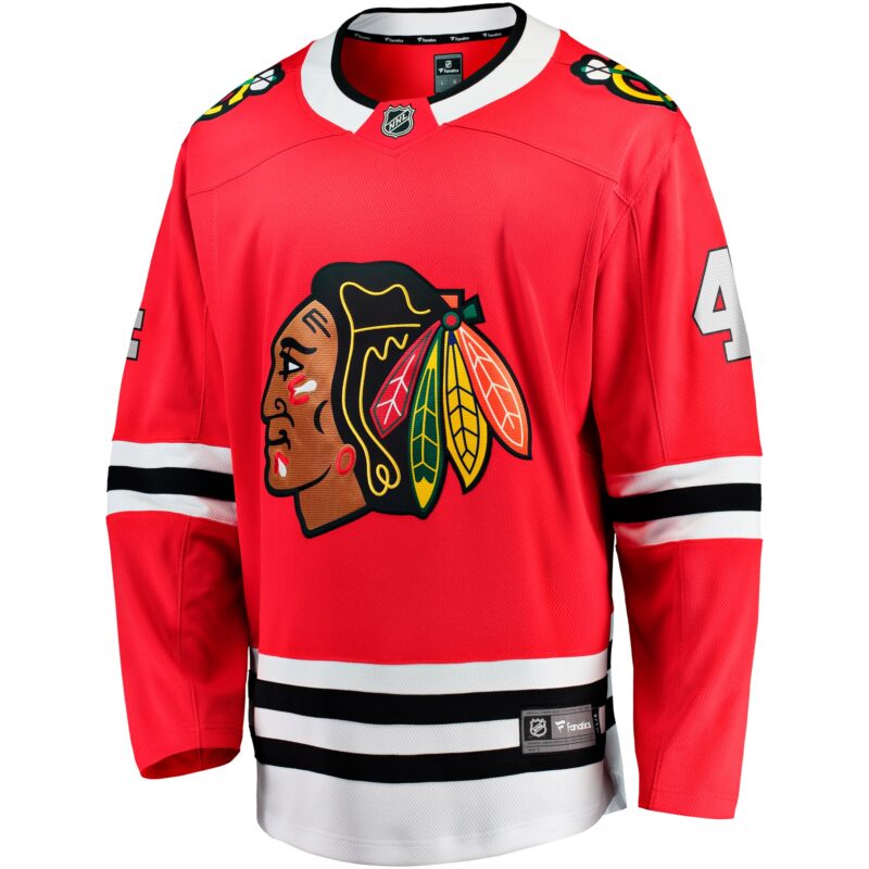 Seth Jones Chicago Blackhawks Home Breakaway Player Jersey - Red - Image 2