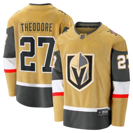Shea Theodore Vegas Golden Knights Home Breakaway Jersey - Gold
