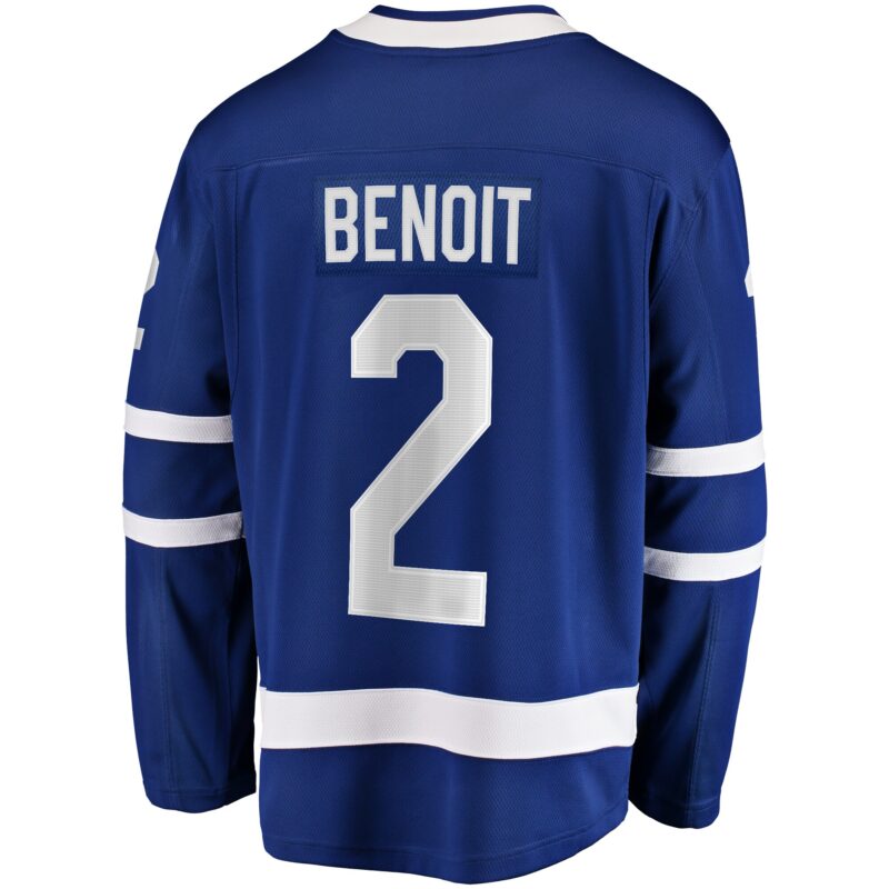 Simon Benoit Toronto Maple Leafs Home Premier Breakaway Player Jersey - Blue - Image 3