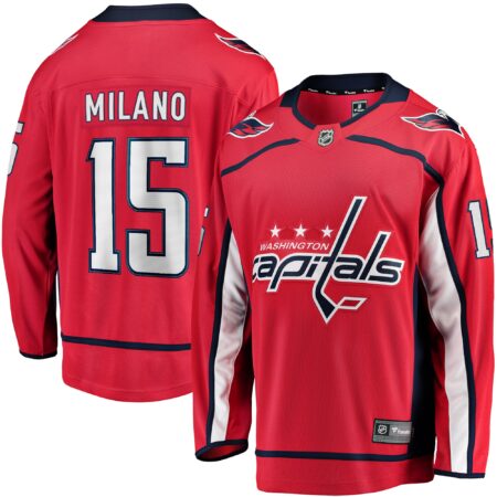 Sonny Milano Washington Capitals Home Breakaway Jersey - Red