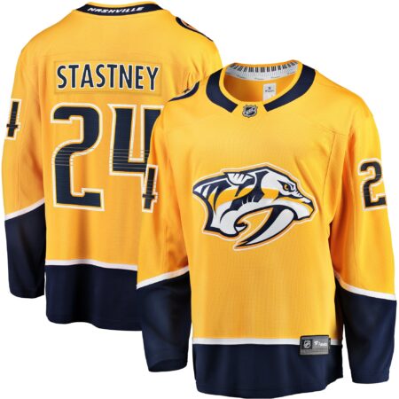 Spencer Stastney Nashville Predators Premier Breakaway Player Jersey - Gold
